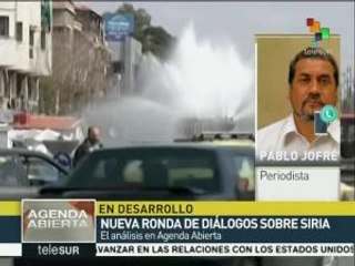 Pablo Jofre: Conservaciones sobre Siria seguirán teniendo dificultades