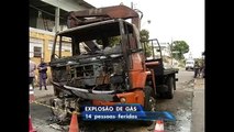 Explosão de cilindro de gás deixa 14 feridos em Manaus