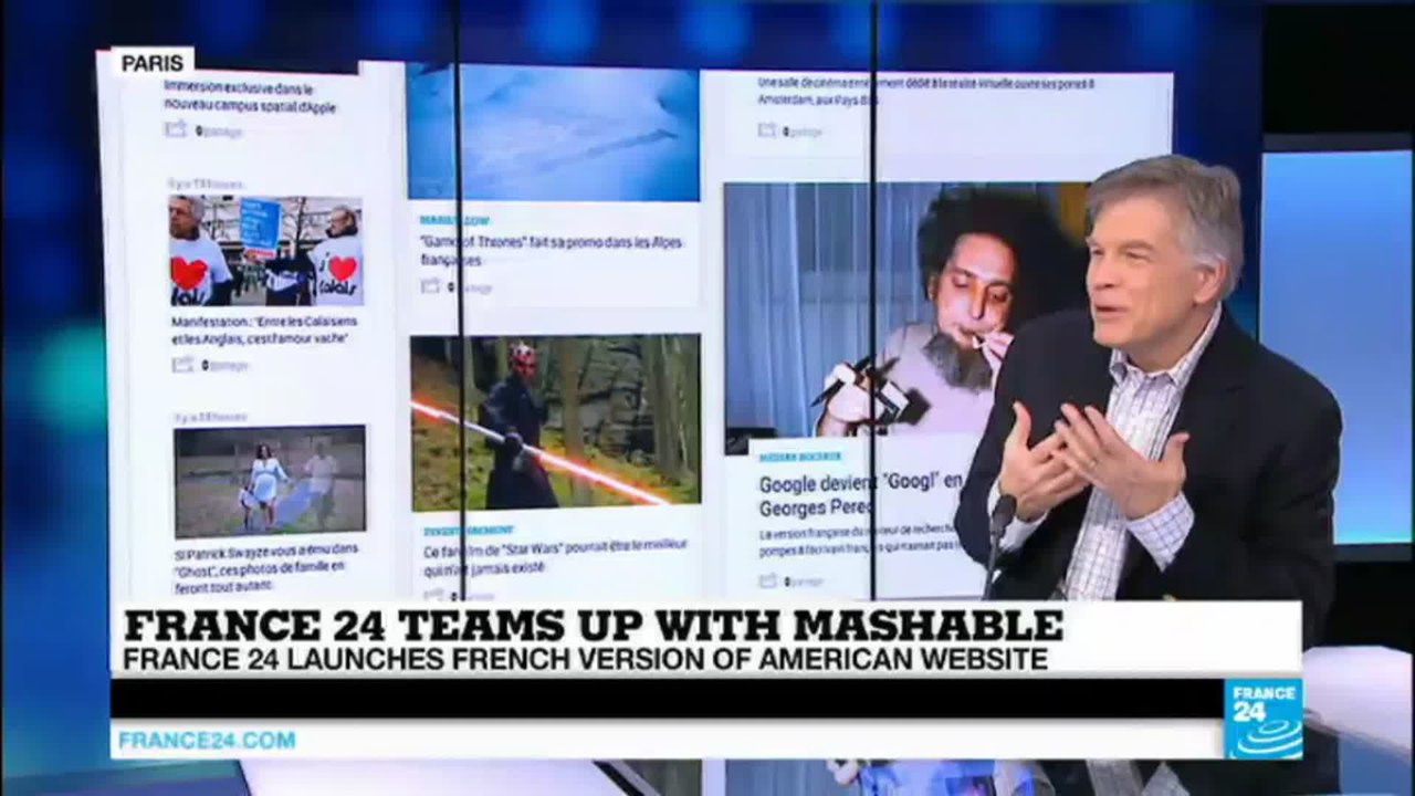 FRANCE24 teams up with Mashable!