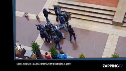 Loi El Khomri : la manifestation dégénère à Lyon, les CRS chargent les étudiants (Vidéo)