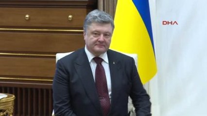 Cumhurbaşkanı Erdoğan, Ukrayna Devlet Başkanı Poroşenko'yu Resmi Törenle Karşıladı