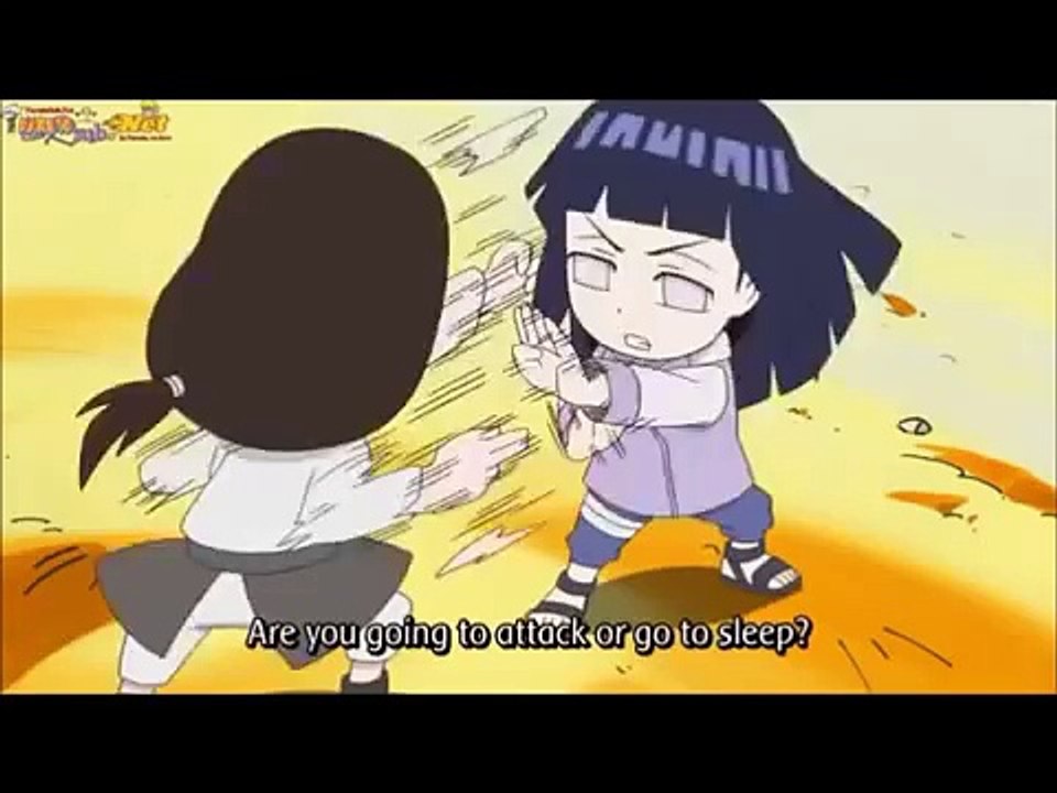 Neji vs Hinata in Naruto SD