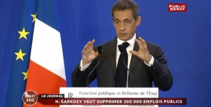 Nicolas Sarkozy souhaite supprimer 300 000 emplois publics