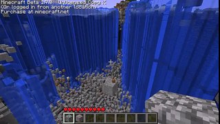 Biggest waterfall in minecraft Ever (Testing some nuke in industrialcraft)