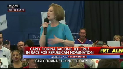 The only guy who can beat [Donald J. Trump] is Ted Cruz.