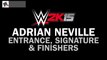 WWE 2K15 - Adrian Neville - Entrance, Signature & Finishers