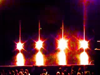 Out class performance - light suit dance