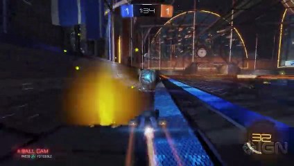 Watch Batman v. Superman\'s Batmobile in Rocket League - Gameplay