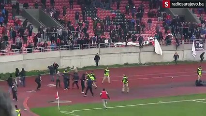 Potukli se navijači na Tušnju