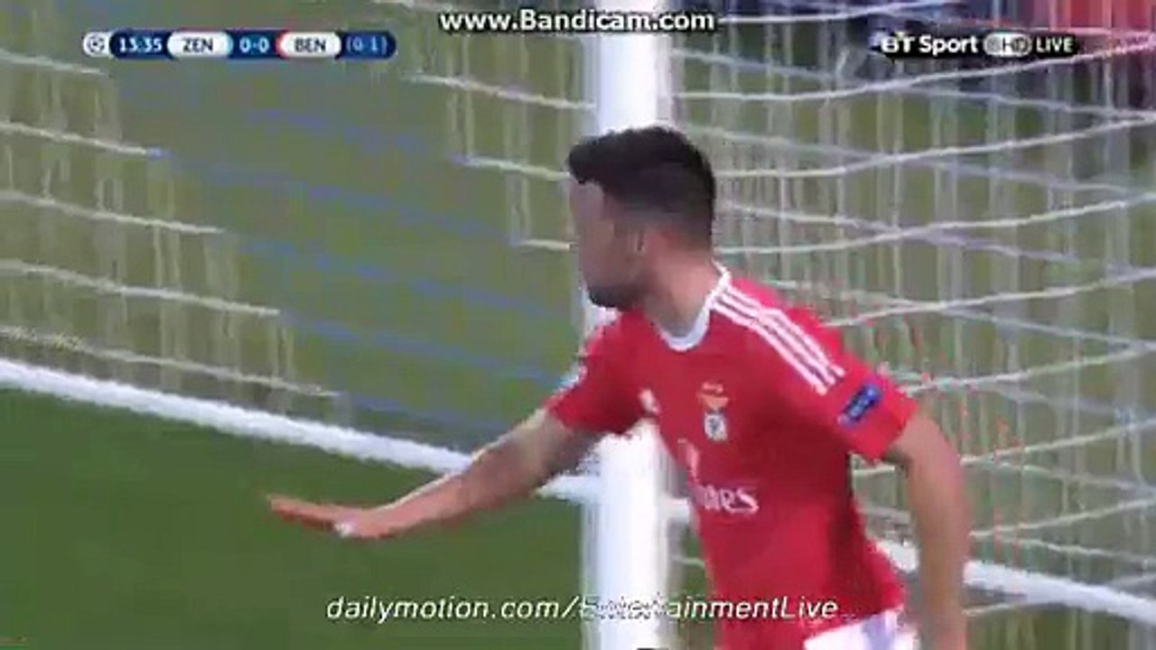 Half Time Goals - Zenit 0-0 Benfica 09-03-2016