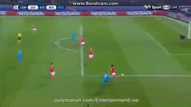 1st Half Highlights HD | Zenit Pt. 0-0 Benfica (Champions League) 09.03.2016 HD