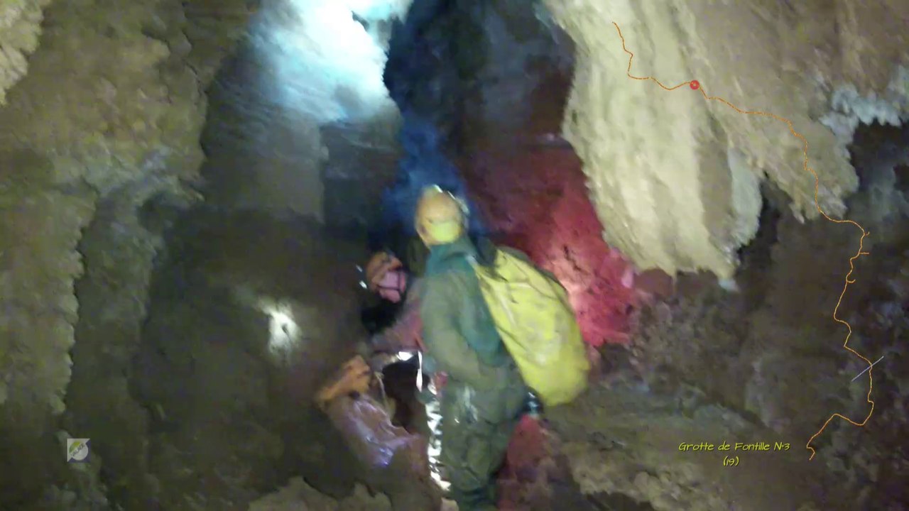 Grotte de Fontille - spéléo corrézienne - Chasteaux - Corrèze