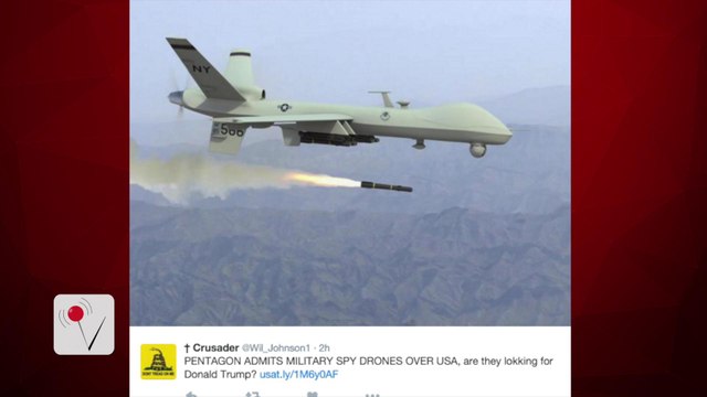 Pentagon Admits to U.S. Drones Flying Over Americans