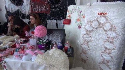 Şanlıurfa'da Kadınların El Emeği Göz Nuru Sergisi