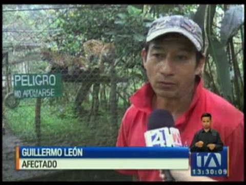 Poblaciones afectadas por la caída de ceniza del volcán Tungurahua