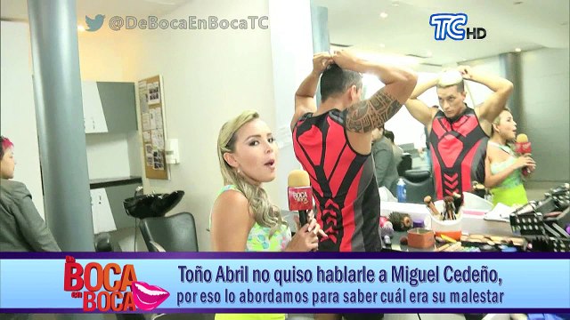 Toño Abril no quiso hablarle a Miguel Cedeño, por eso lo abordamos para saber cuál era su malestar