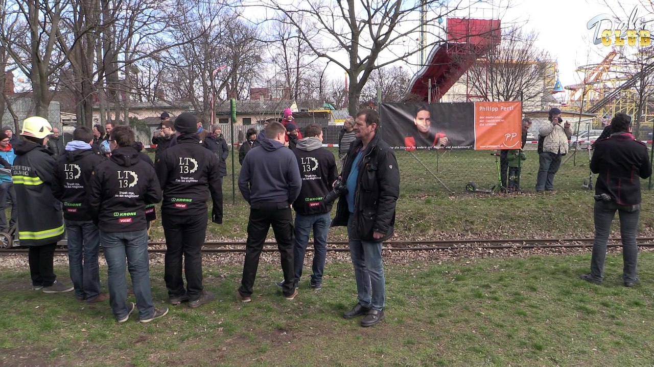 Draisinenrennen Liliputbahn im Wr Prater 2016 mixed Impressions