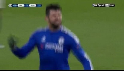 Diego Costa Goal HD - Chelsea 1-1 PSG Champions League 09-03-2016
