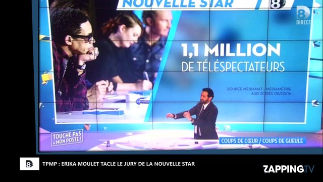 TPMP : Erika Moulet tacle violemment JoeyStarr et le jury de la Nouvelle Star 2016 (Vidéo)