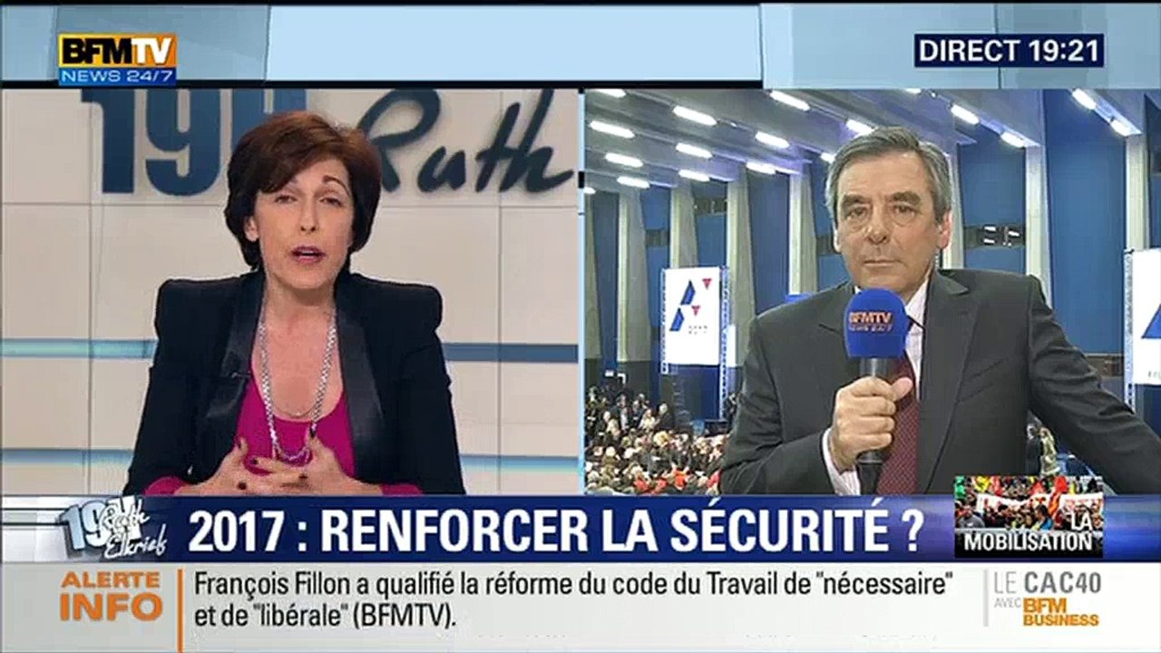 L'interview impossible de François Fillon sur BFMTV 1/2