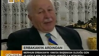 Ülke TV 'de yayınlanan tarihi Erbakan Röportajı