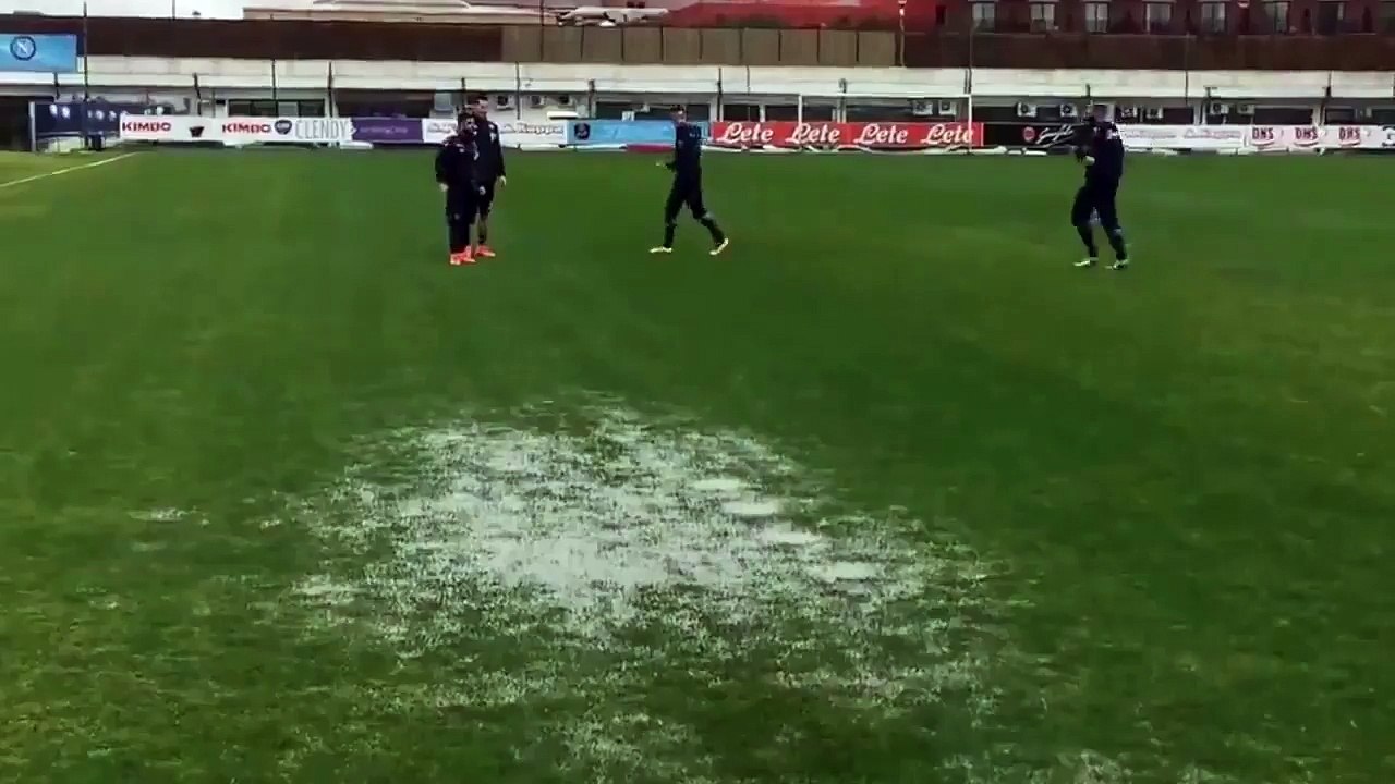 napoli fun at training