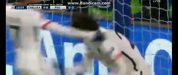 Half Time Goals 1:2 HD | Chelsea - PSG 09-03-2016