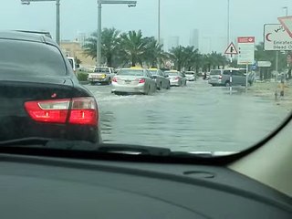 Heavy Rain In Abu Dhabi