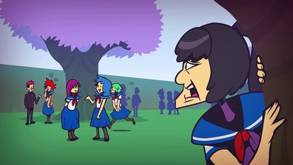 YANDERE SIMULATOR LOGIC (Cartoon Animation)