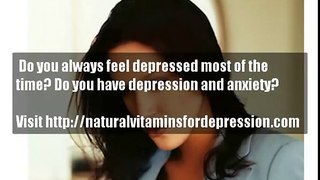 depression vitamins