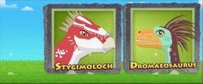 Dino Dan! La gran carrera de Dinosaurios! Stygimoloch vs Dromaeosarus (juego)