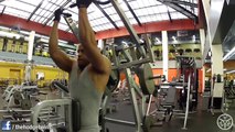Yeahhhhhhhhhh Back Traps and Bicep Workout  Natural Bodybuilding  @hodgetwins (2)