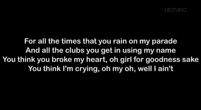 Justin Bieber - Love Yourself (Lyrics Video) Cover