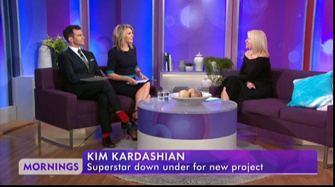 Kim Kardashian GETS INTERVIEWED BY ‘MORNINGS’
