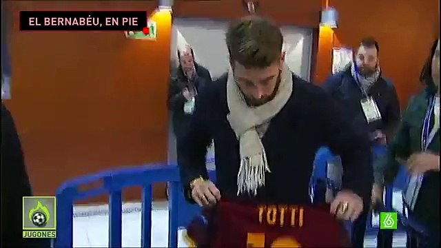 Sergio Ramos sobre la camiseta de Francesco Totti Es un tesoro