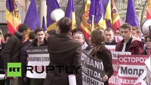 Moldawien: „Wir wollen ein friedliches Land bleiben“ - Demonstration vor US-Botschaft und NATO-Büro