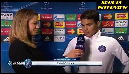 Chelsea 1-2 Paris Saint Germain - Thiago Silva post-match Interview (French)