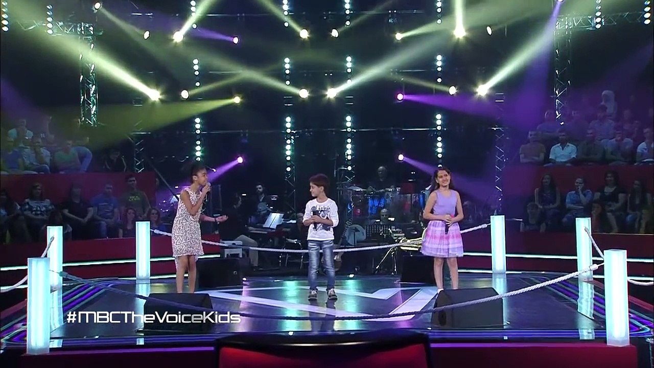 نور قمر ، عبد الرحيم الحلبي وجوان جبور – غنيلي شوي شوي - مرحلة المواجهة – MBCTheVoiceKids
