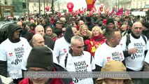 Protests in France as labour reform anger grows