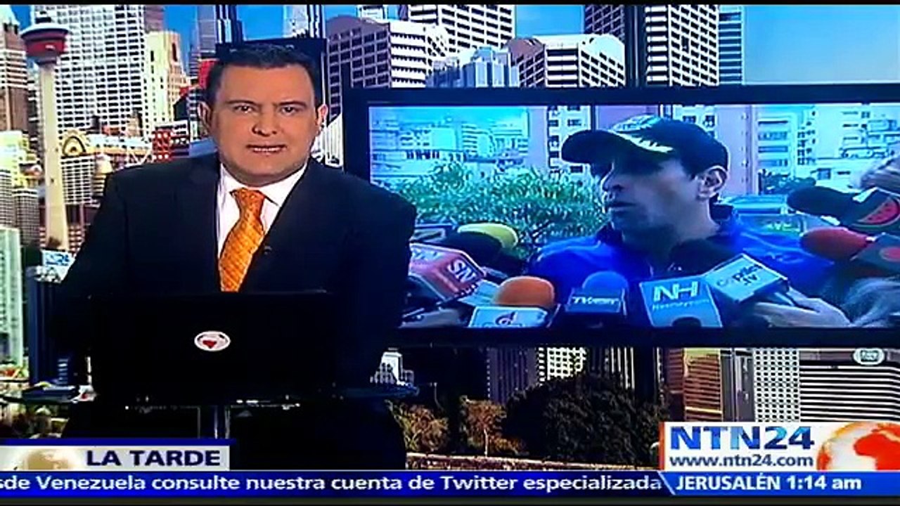 Capriles dice que firmas parareferendo revocatorio en Vzla podrían recogerse en cuestión de horas