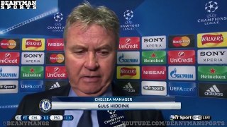 Chelsea 1 2 PSG (2 4 Agg) Guus Hiddink Post Match Interview