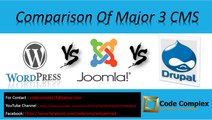 CMS Comparison : Wordpress vs Joomla vs Drupal Tutorial in Urdu/Hindi (Which CMS is best)