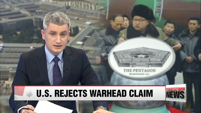 Pentagon dismisses N. Korea's claims over miniature nuclear warheads