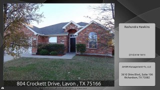 804 Crockett Drive, Lavon , TX 75166