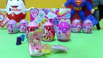 Hello Kitty, Minnie Mouse & Disney Princess Surprise Egg Unboxing