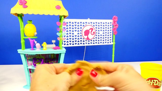 Barbie Sisters Tiki Hut Life In The Dreamhouse Playset Play Doh Volleyball and Skipper Dol