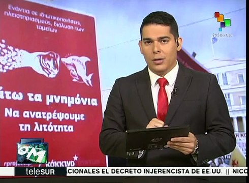 Activistas griegos rechazan reforms impuestas por la troika