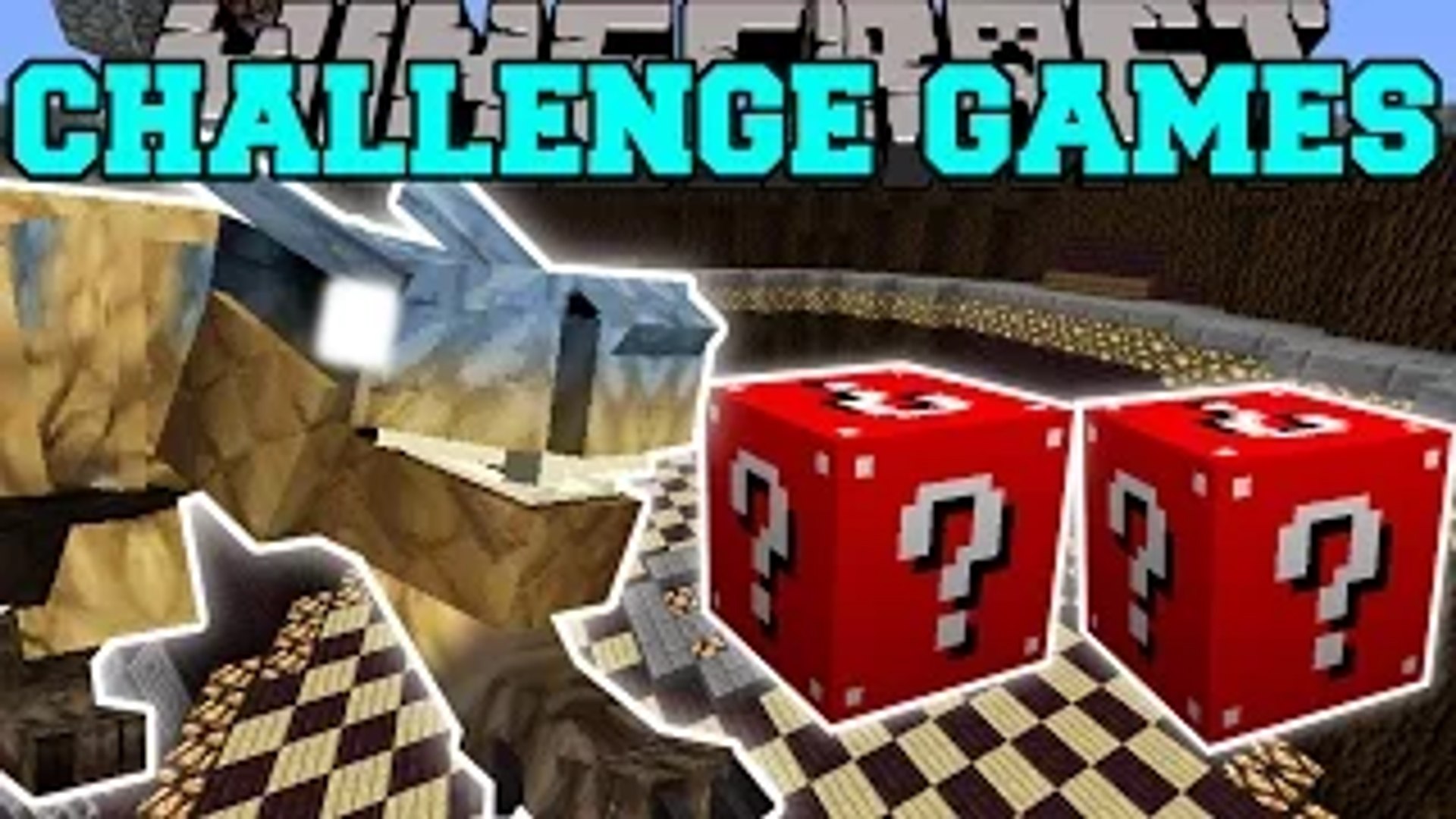 Minecraft: GAMINGWITHJEN SUPER LUCKY BLOCK CHALLENGE GAMES - Lucky Block Mod  - Modded Mini-Game 