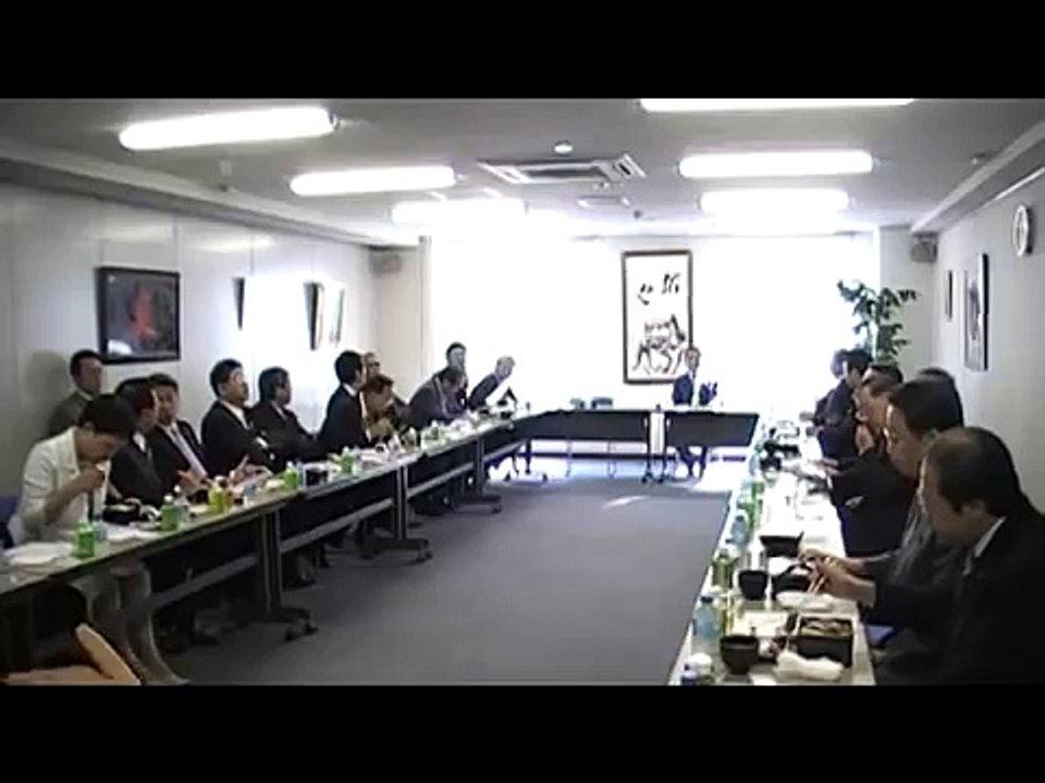 山崎拓　「近未来政治研究会」　石原伸晃・総裁選・結果報告