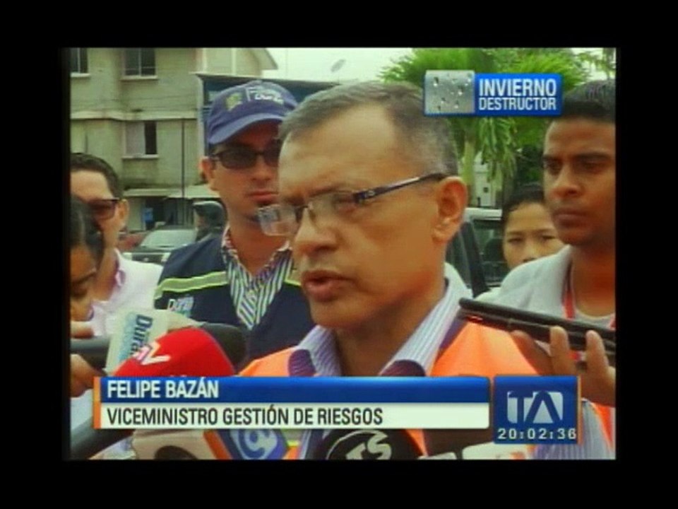 Gestión de Riesgos recorre zonas inundadas